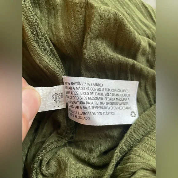 A New Day Women Green Soft Mid Dress Size Small - Picture 9 of 9